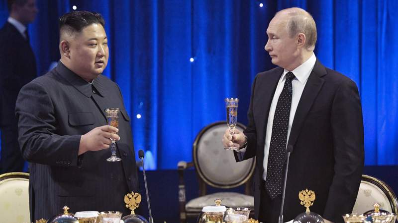 Путин, Ким Чен ын
