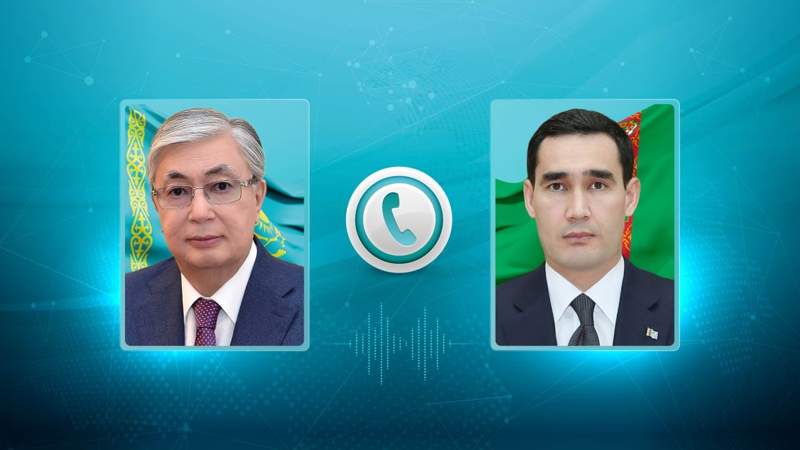 Қасым-Жомарт Тоқаев Түрікменстан Президенті Сердар Бердімұхамедов