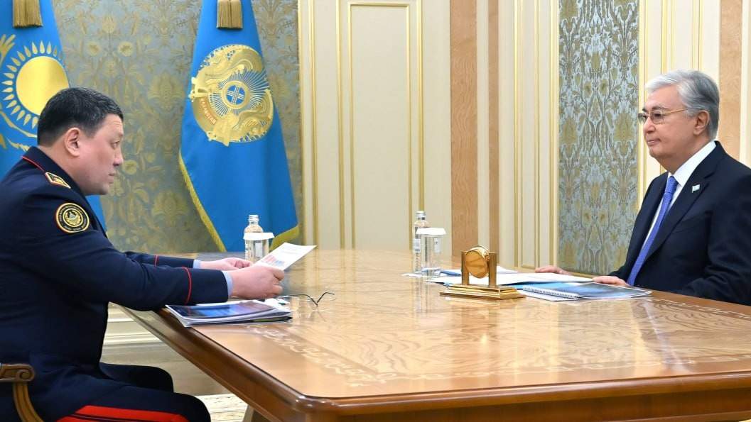 Президент Ішкі істер министрі Ержан Сәденовті қабылдады