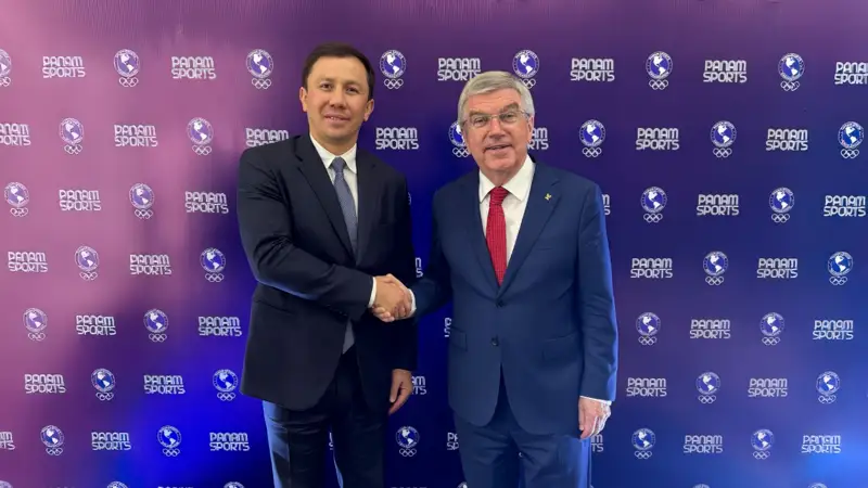 Геннадий Головкин ХОК президенті Томас Бахпен кездесті