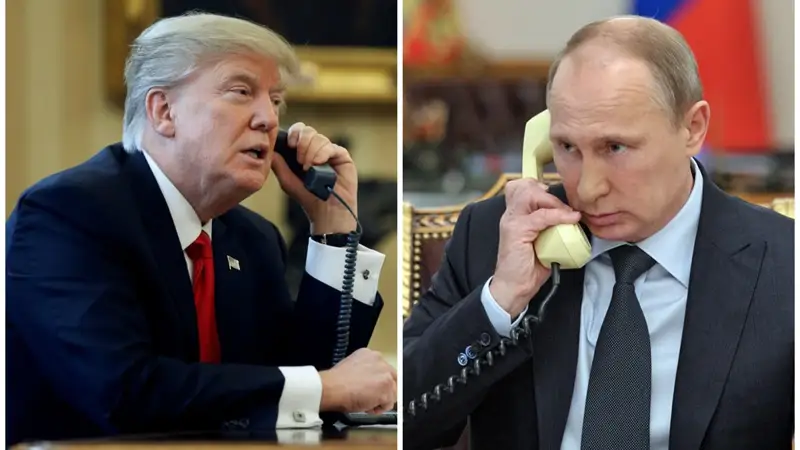 Трамп Путин