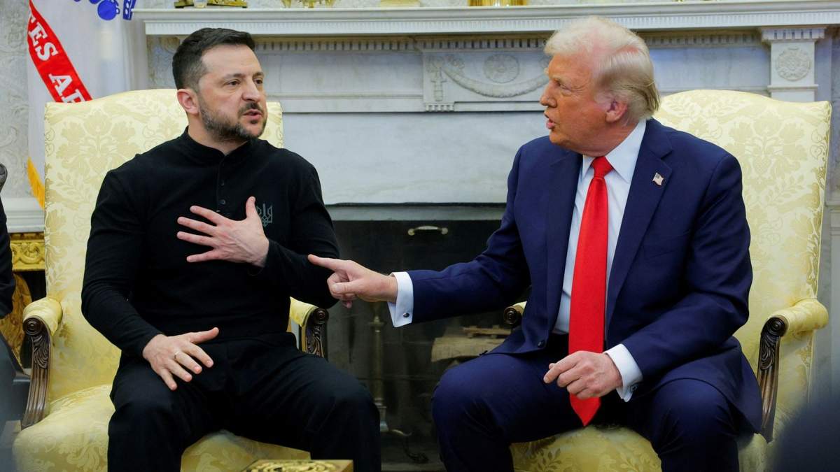 Трамп пен  Зеленский 