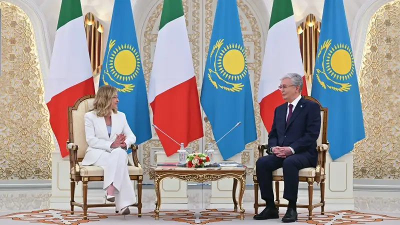 Қасым-Жомарт Тоқаев пен Джорджа Мелони