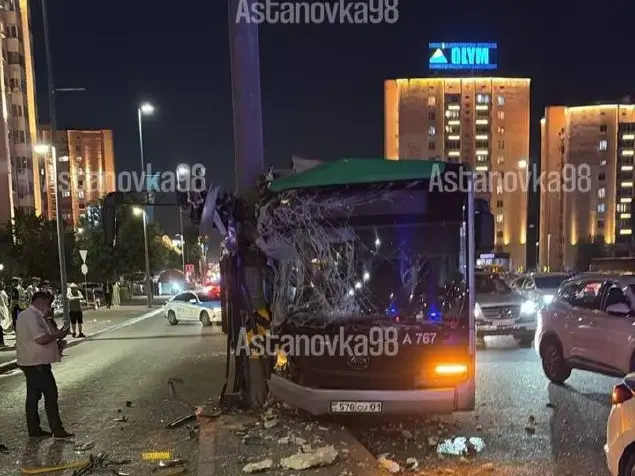 Астанадағы автобус апаты