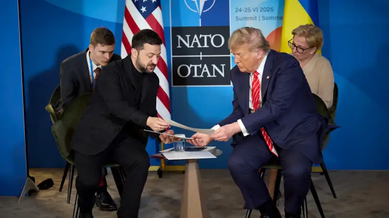 Трамп пен Зеленский