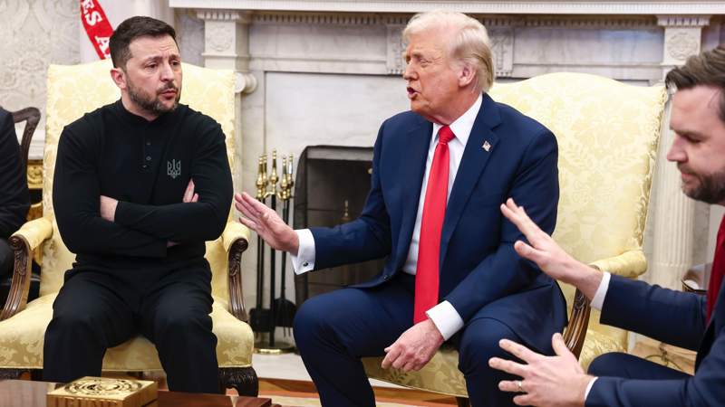 Трамп пен Зеленский