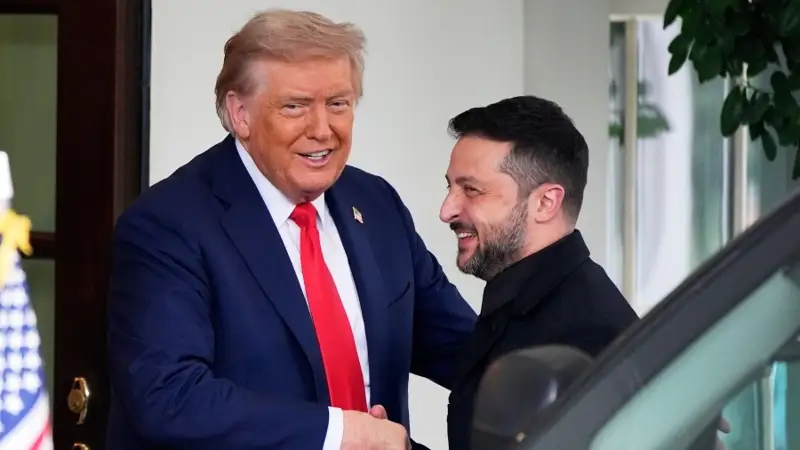 Трамп пен Зеленский