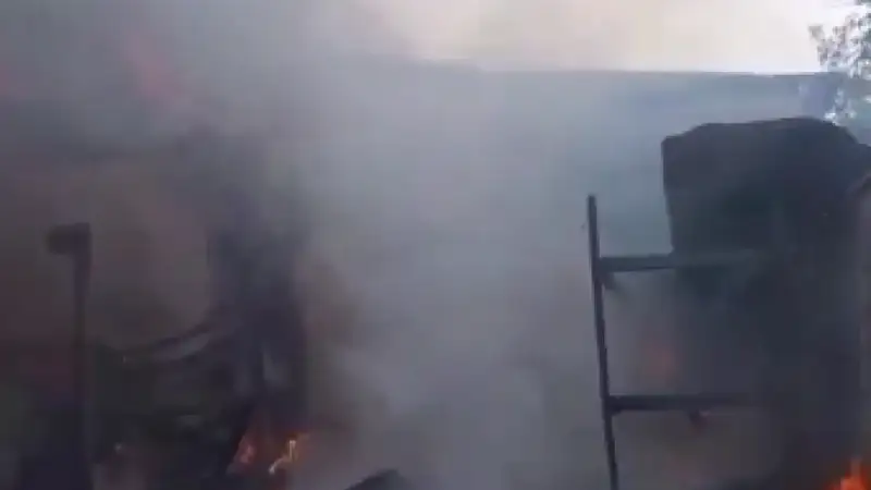 Ғимарат өртенді