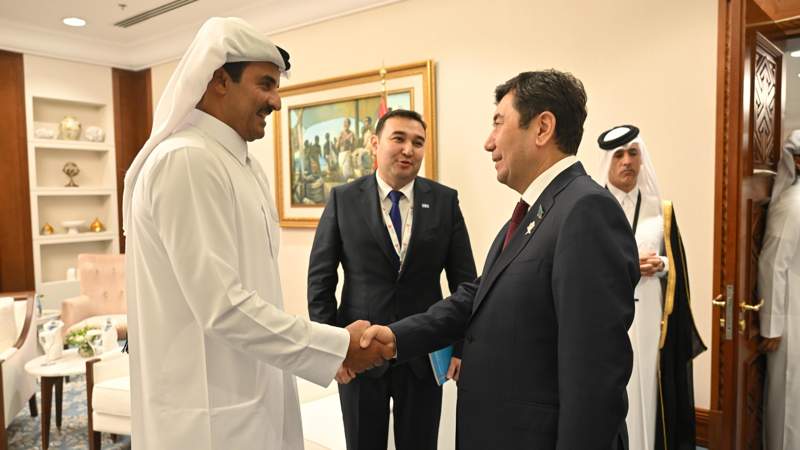 Ерлан Қошанов Қатар Әмірі шейх Тәмим бен Хамад Әл Тәни