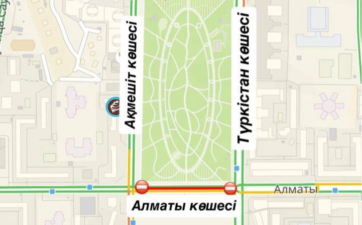 Сызба Алматы көшесі