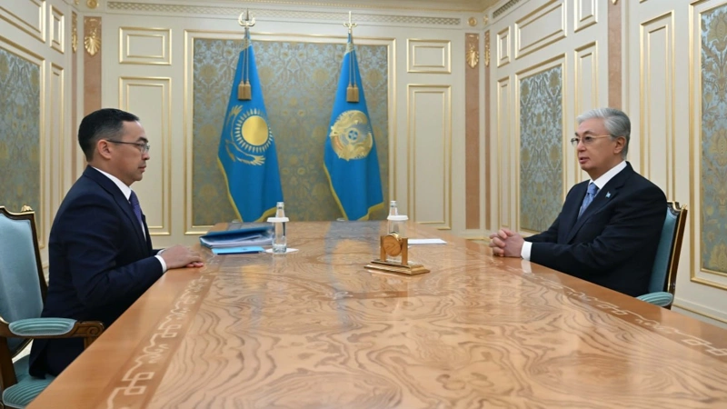 Ақпарат және мәдениет министрін қабылдады
