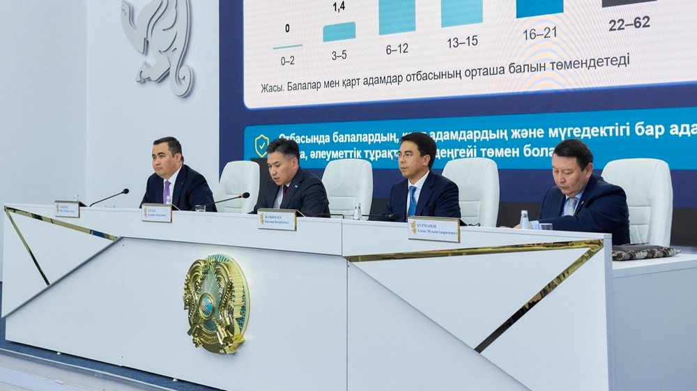 Әлеуметтік төлемдер тақырыбындағы брифинг
