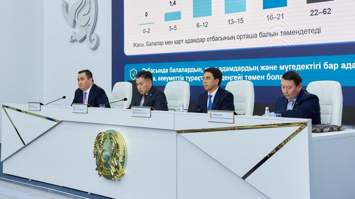 Әлеуметтік төлемдер тақырыбындағы брифинг